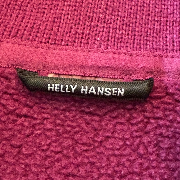 Helly Hansen Zip Fleece Ski Snow Layer Jacket XS Purple with Pink Details - Picture 6 of 7